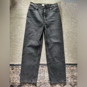 Everlane Way High Jeans in Washed Black